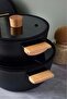 Cookwood Black 9 Piece Cookware Set Induction Base 18080 - 3