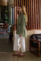 Water Green Vintage Modal Shirt - 4