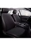 Faux Leather Car Seat Cushion Set with Pockets - Seat Protection Cover (Front-Rear Full Set) - 3