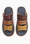Women's Denim Blue Purple Comfort Laser Cut Genuine Leather Women's Slippers - 8