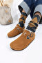 Oxford Genuine Suede Cork Sole Sheepskin Shoes
