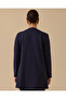Plus Size Patterned Zippered Jacquard Jacket - 3