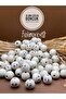 16 mm Wooden Beads Smiling Face (5 Pieces) Narrow Hole 4 mm Raw Board Keychain Accessory