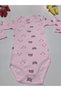 Girl Boy Child Baby Long Sleeve Snap Fastener Bodysuit-Badi 100% Organic Cotton 3.5-4-5-6 Years Old - 4