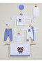 Newborn | |   Baby 10-Pack Hospital Release | |   Zıbın Seti, %100 Pamuk | |   Bear Embroidered Gift Set