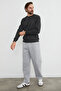 3 Thread Basic Crew Neck Sweatshirt - 2
