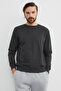 3 Thread Basic Crew Neck Sweatshirt - 5