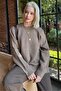Mink Crew Neck Women's Knitwear Sweater Mg2494 - 4