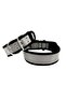 Grey-black Soft Textured Large Breed Dog Collar