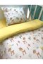 Cotton Children's Young Single Duvet Cover Set Karaca Yellow (Without Quilts) - 4