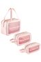 Mega 3Pcs Travel Makeup Storage Set Large Capacity Bathroom Storage Bag Cosmetic Makeup Bag - 2