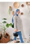 Women's Two-Ply Tunic Striped Sweatshirt - 6