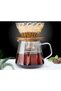 طقم قهوة V60 ملحق فاخر مع قطارة وفلتر وأداة تقديم مكونة من 3 قطع لتحضير القهوة بالتنقيط