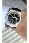 Rym-633061 Slim Classic Men's Watch - Sapphire Glass - Leather Strap - Steel Case - 2 Years Warranty Ss-Bk