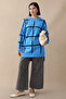 Glittery Soft Blue Knitwear Tunic - 2