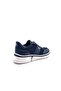 Genuine Leather and Textile Men's Navy Blue Casual Comfort Shoes - 3