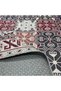 Ecru Burgundy Anthracite Ethnic Chenille Carpet Rug Runner Non-Slip Washable Living Room Kitchen Hallway - 5