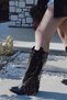 Tassel Detailed Trock Long Below-Knee Western Women's Cowboy Boots - 5