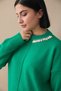 Sea Shell Stone Emerald Green Knitwear Sweater - 3