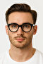 Mimosa Unisex Black Framed Blue Light Filtered Blue Block Glasses - 2