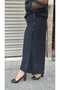 Hijab Large Size Sequin and Stone Detailed Lined Portoriko Fabric Mother's Skirt - 6
