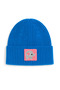 BLUE WOOLED BEAT PINK ELEPHANT ANIMAL PUNCH PATTERNED HAT - 2