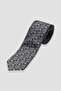 Tie 8 cm Microfiber Polyester Black Men's Patterned Tie