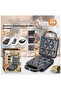 3 in 1 Sandwich Maker – Interchangeable Plates for Samosa, Waffle & Grill | Non-Stick, Easy Clean