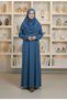 Easy-To-Wear One-Piece Prayer Dress with Headscarf