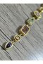 Stainless Steel Necklace with Colored Stones - 5