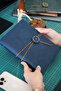 Notebook with Vegan Cover with A5 Mechanism.100 Gr. 160 Pages. Lined
