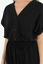 Women's V-Neck Buttoned Shirt Dress - 31822Elb - 6