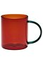 SKUGGSTUBB Mug, mixed colours brown/green, 41 cl