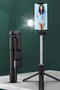 Self-Extending Selfie Stick with Built-in LED Light and Remote Control, Desktop Tripod (Lisinya) LSELDR06 - 5