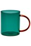 SKUGGSTUBB Mug, mixed colours green/brown, 41 cl