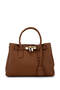 Women's Faux Leather Camel Shoulder Bag