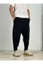 Men's Black Drawstring Waist Loose Fit Pocketed Pants Sweatpants Hzl24S-Mxc9019-25 - 2
