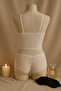 Women's White Lace Bralette Shorts Set – Romantic and Elegant Lingerie - 3