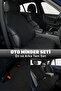 Mindra Series Chevrolet Rezzo 2004-2008 Compatible Car Seat Cushion Set - Black