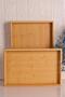 Bambum Marbella - Set of 2 Bamboo Patterned Trays Medium Small - 3