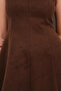 Suede Mini Dress E17545 - 3