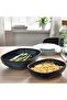 GLADELIG Oven dish, set of 2, blue - 6