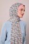 Salmon Zigzag Pattern Club Shawl