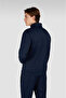 Men's Woven Cotton Nylon Zipped Sweatshirt - 2