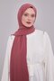 Dark Pink Plain Trend Shawl - 3