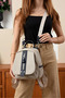 Women's Medium Size Stylish Lacoste Backpack Shopper with Adjustable Strap, Suitable for Daily Combinations - 3