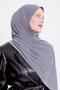 K.Grey Plain Sandy Shawl - 3