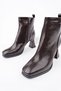 Celi̇na Blunt Toe Zippered Heeled Women's Boots - 3