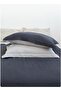 Navy Blue-Natural 100% Cotton Washed Vintage Double Duvet Cover Set, (200 X 220) - 2