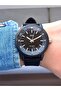 Men's Wristwatch Black Sport Design Waterproof Plastic Band - 2